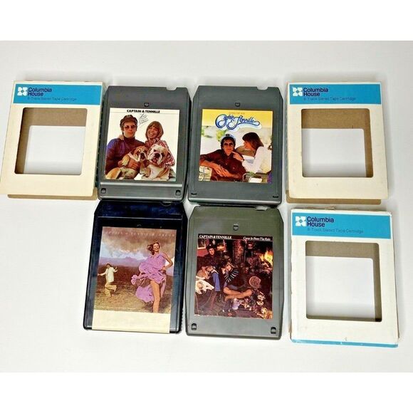 Captain & Tennille 8 Track Tape Lot of 4 Love Will Keep Us Together Love and Joy - Picture 1 of 7